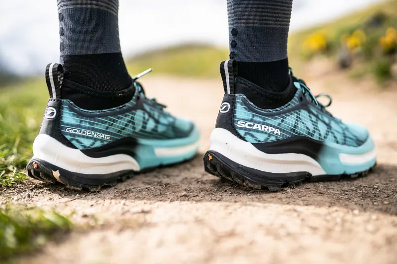 Scarpa Womens Golden Gate ATR Running Shoes - Aruba Blue-Black-6